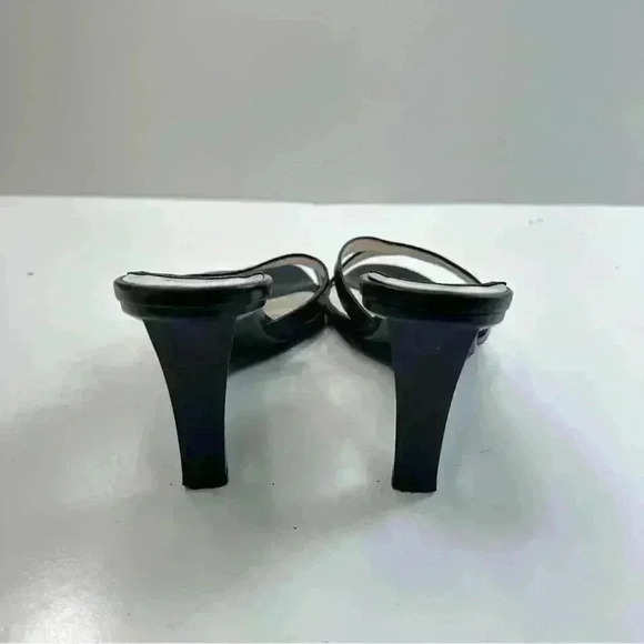Charles Jourdan Paris Women’s Sandals Shoes Patent Heels Black Size 6 - Picture 3 of 9